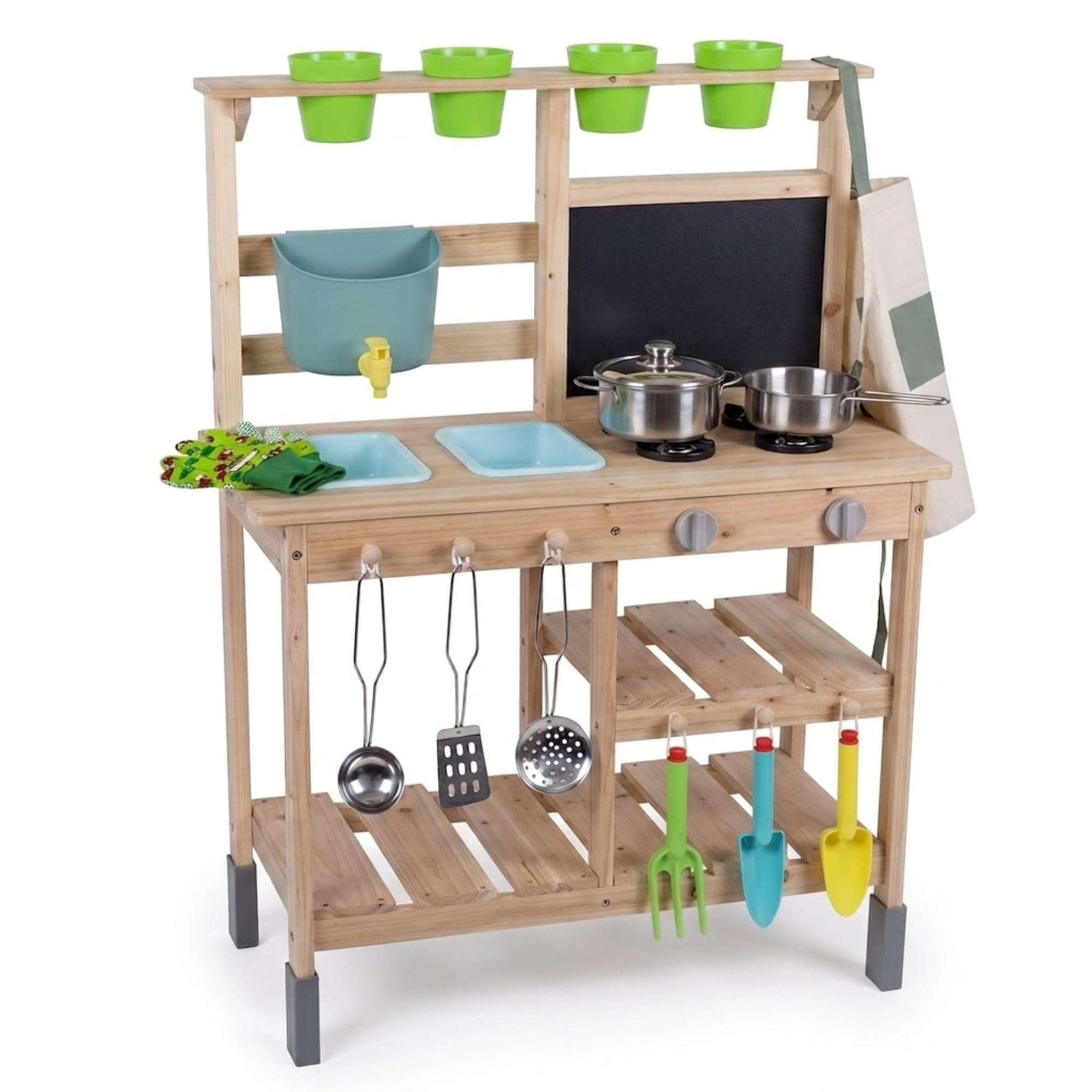 Big Game Hunters Wooden Mud Kitchen