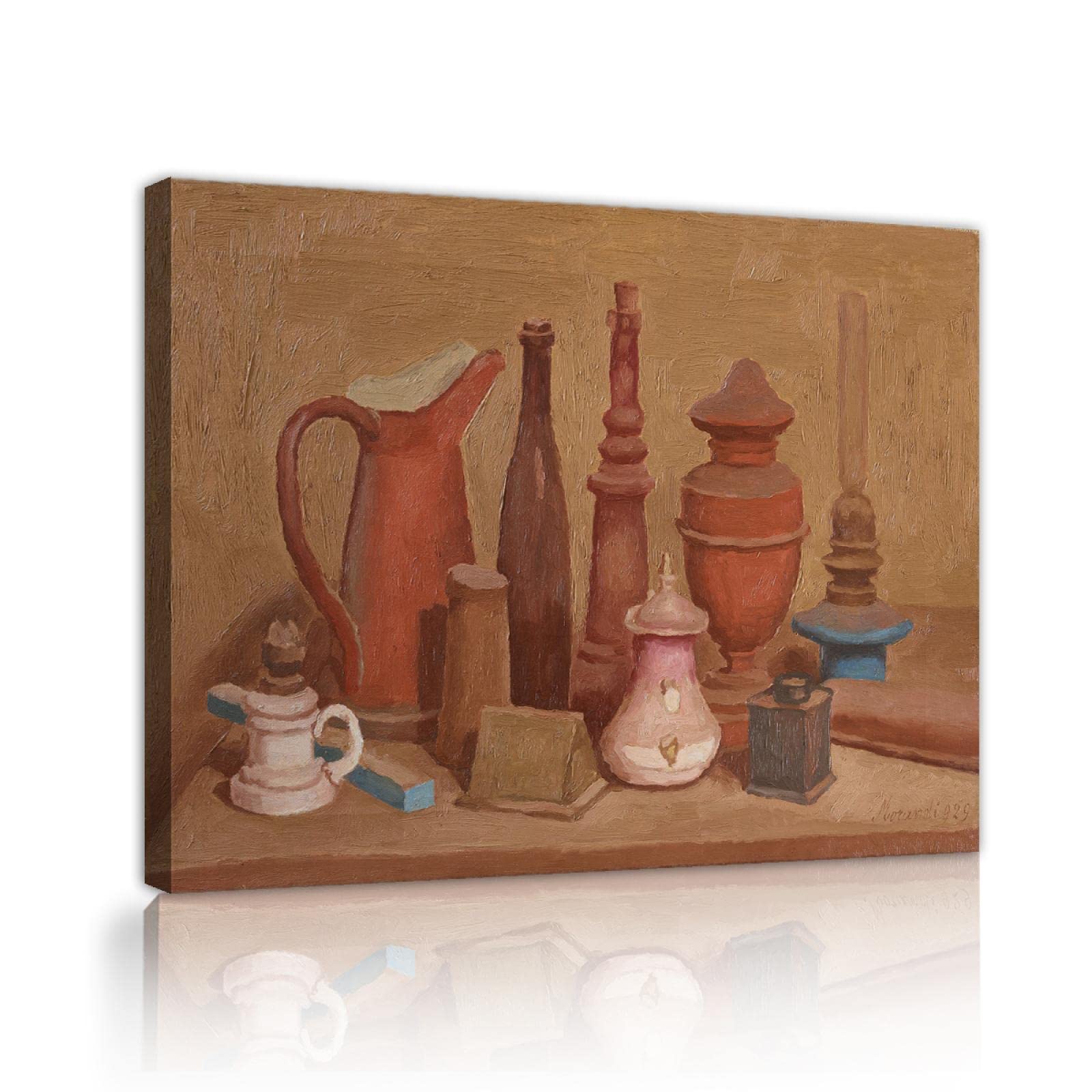 Via Vela Arte único cuadros famosos lienzo bodegón botellas y frascos cuadros enmarcados y carteles arte de pared para la Decor del comedor marco interior de 50x65cm