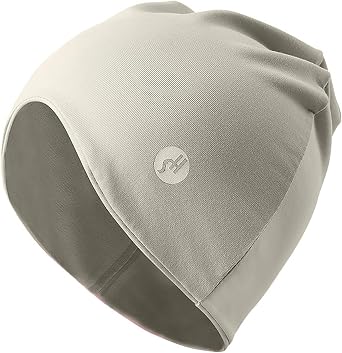 Slouchy Beanie Hat High Elasticity Satin Sleep Cap Blackout Soft Night Cap Unisex Warm Skull Cap