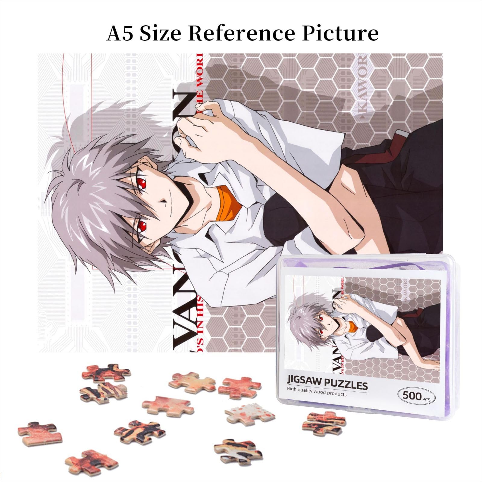 エヴァンゲリオン カードダスマスターズ 渚カヲル パズル9枚セット エヴァンゲリオン カードダスマスターズ 渚カヲル パズル9枚