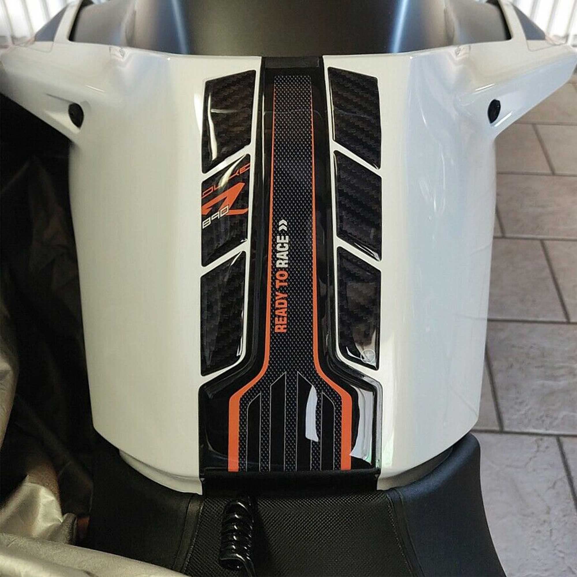 Adesivi 3D Resinati Labelbike Per KTM 890 Duke R - Protezione Serbatoio - Foto 4