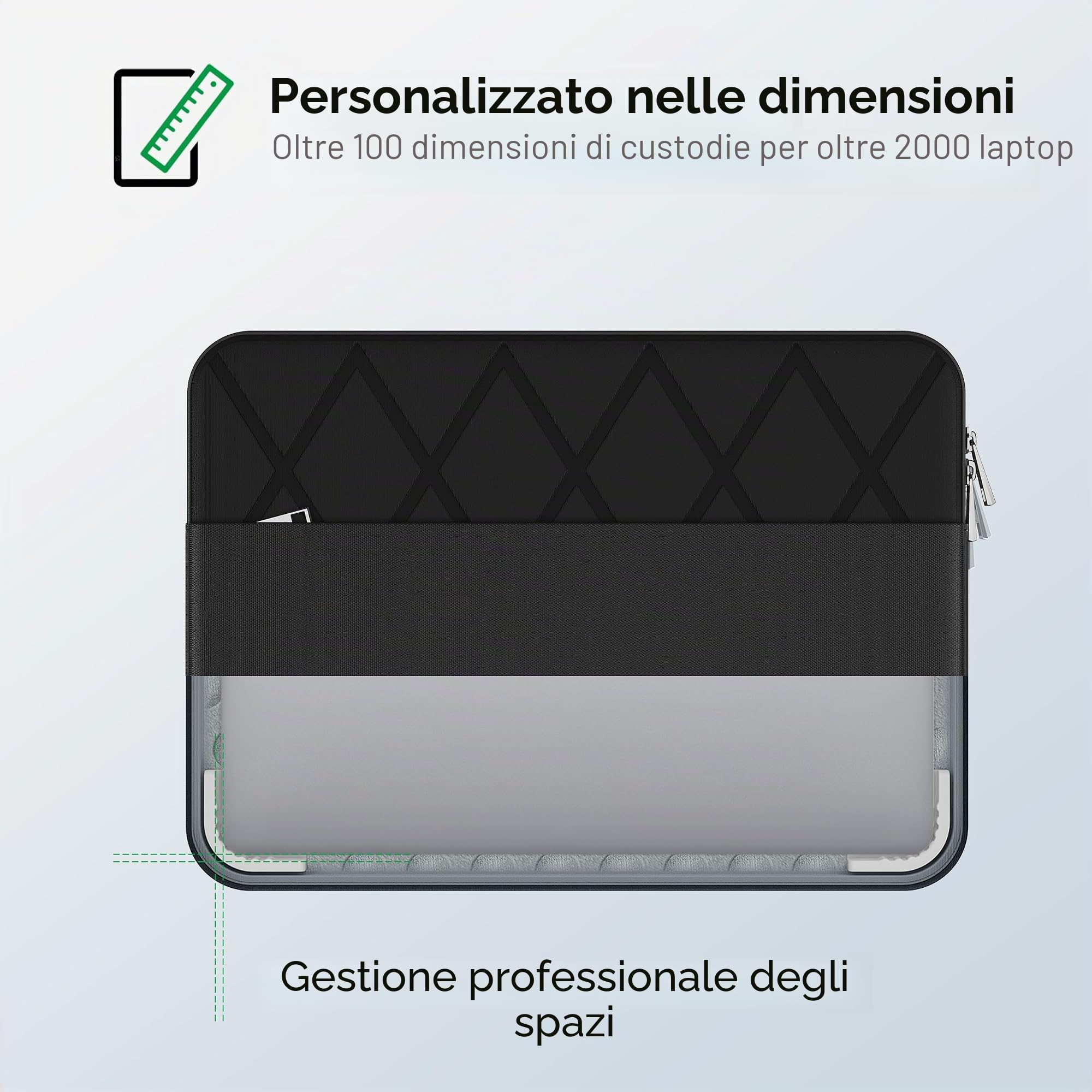 Smatree Custodia protettiva impermeabile antiurto per computer portatile da 16", su misura per MSI Stealth 16/16 AI, Crosshair 16, CreatorPro M16 HX/16 AI Studio, Creator M16 HX, borsa per laptop da