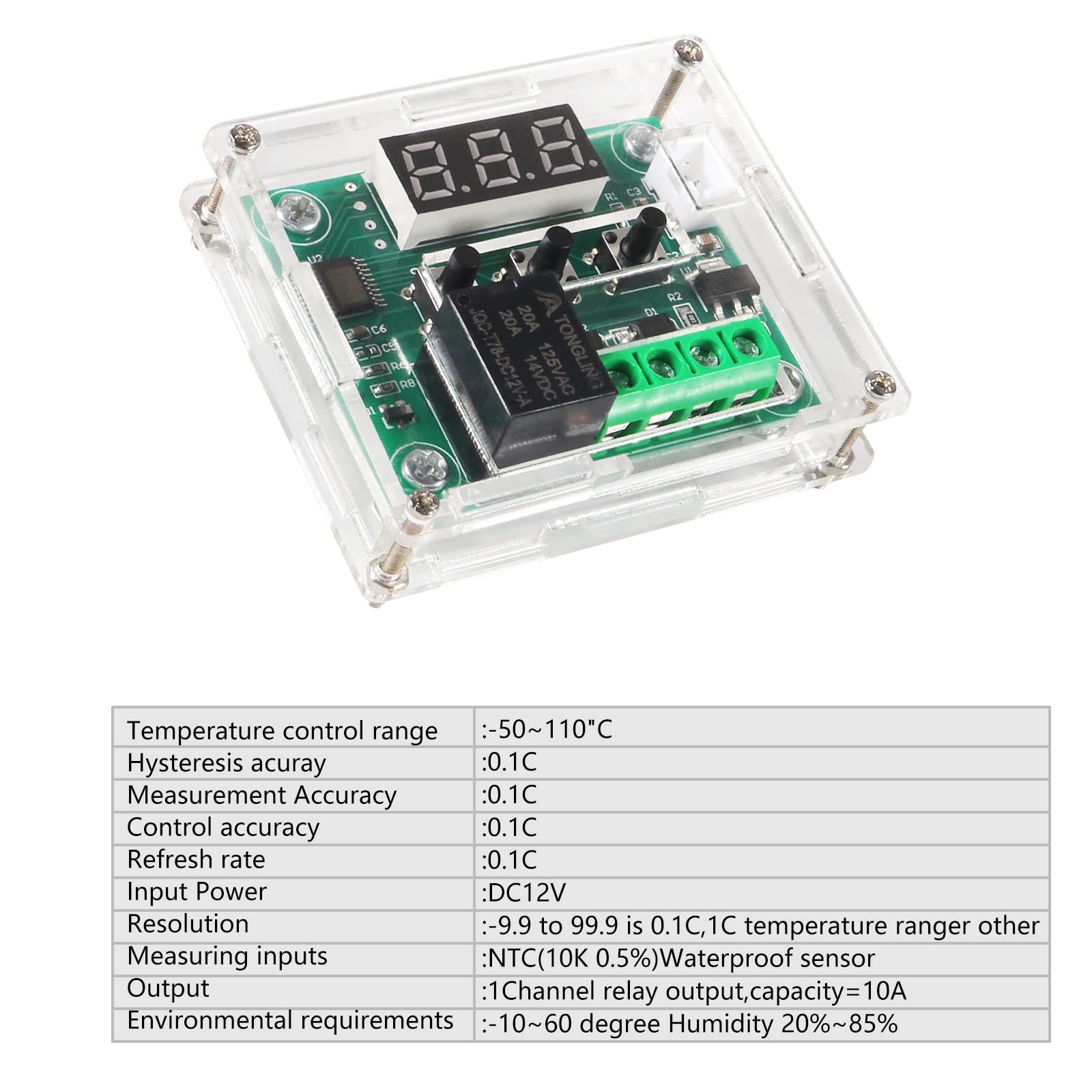 Snapklik.com : 4pcs Temperature Controller Module