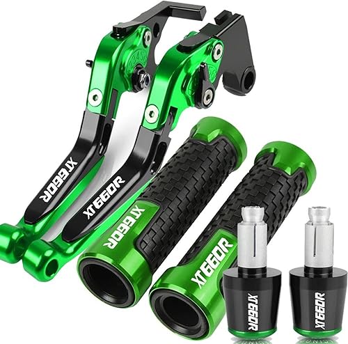 DOUKI Para Yamaha XT660R 2004-2016 Palancas de embrague de freno de motocicleta Agarraderas Agarres Extremos Ajustable Plegable CNC Accesorios con