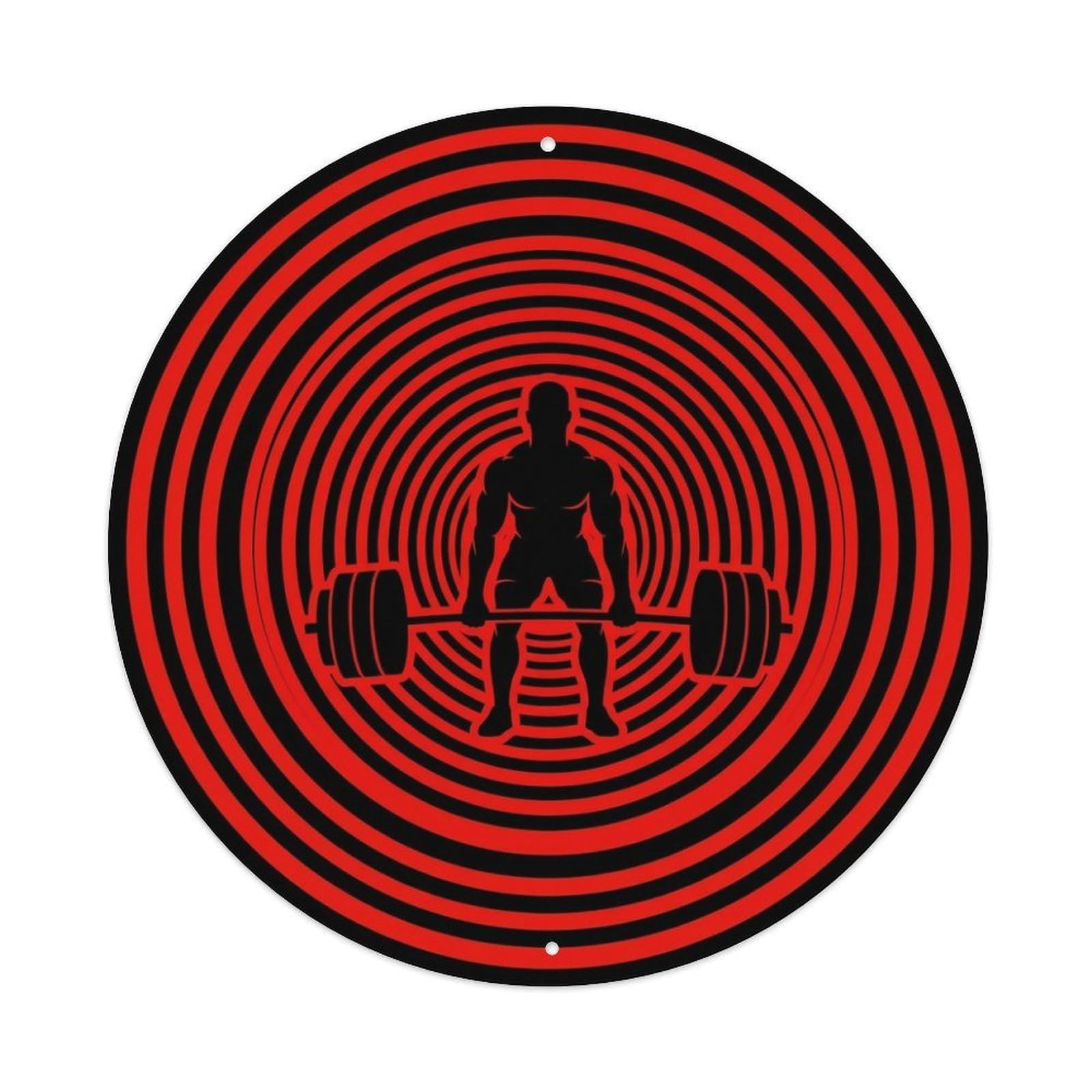 Fyrn Style Metal Tin Sign Gym Fitness Workout Motivation Exercise Deadlift Power