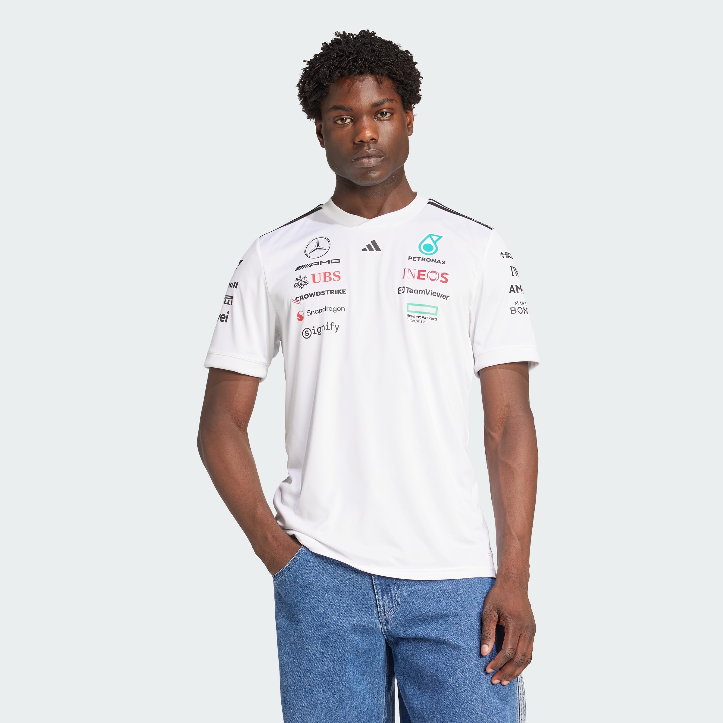 adidas Men's Camiseta Mercedes - AMG Petronas Formula One Team Driver