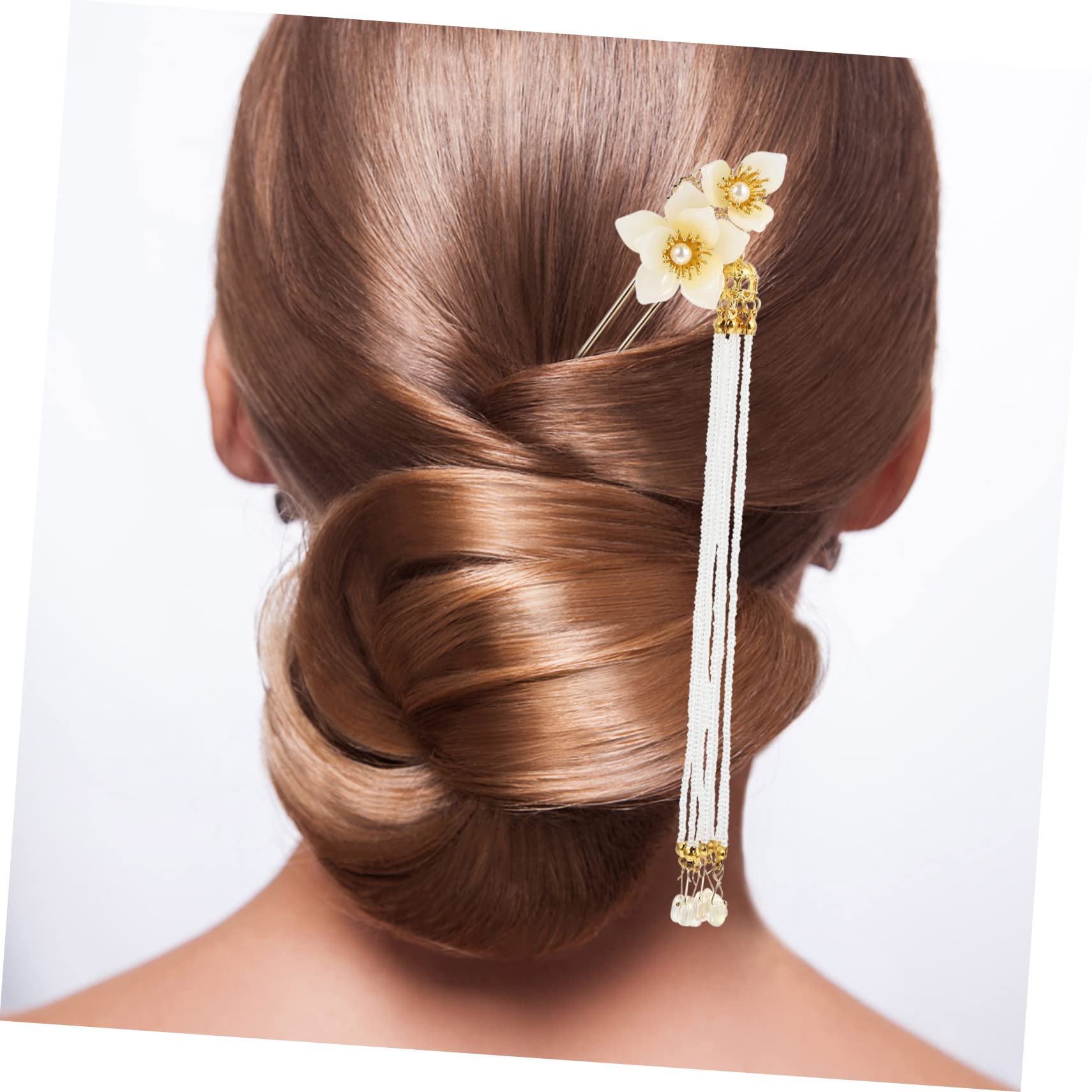 DOITOOL 3stücke Retro Antike Haarnadel Quaste Und Blumenmotiv Elegante Haarspange Für Partys Hochzeiten Und Fotoshootings Accessoire Für Frauen Und Mädchen