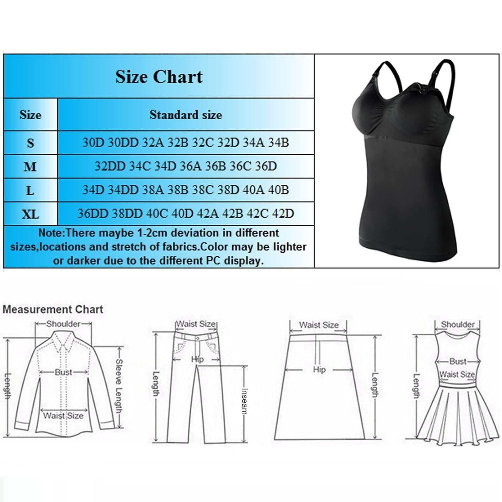 Ropa interior para mujer, conjunto de camisetas de lactancia para mujer, top de sujetador integrado para lactancia, maternidad, camisola Brasieres 2 unidades, con 4 almohadillas para el parto