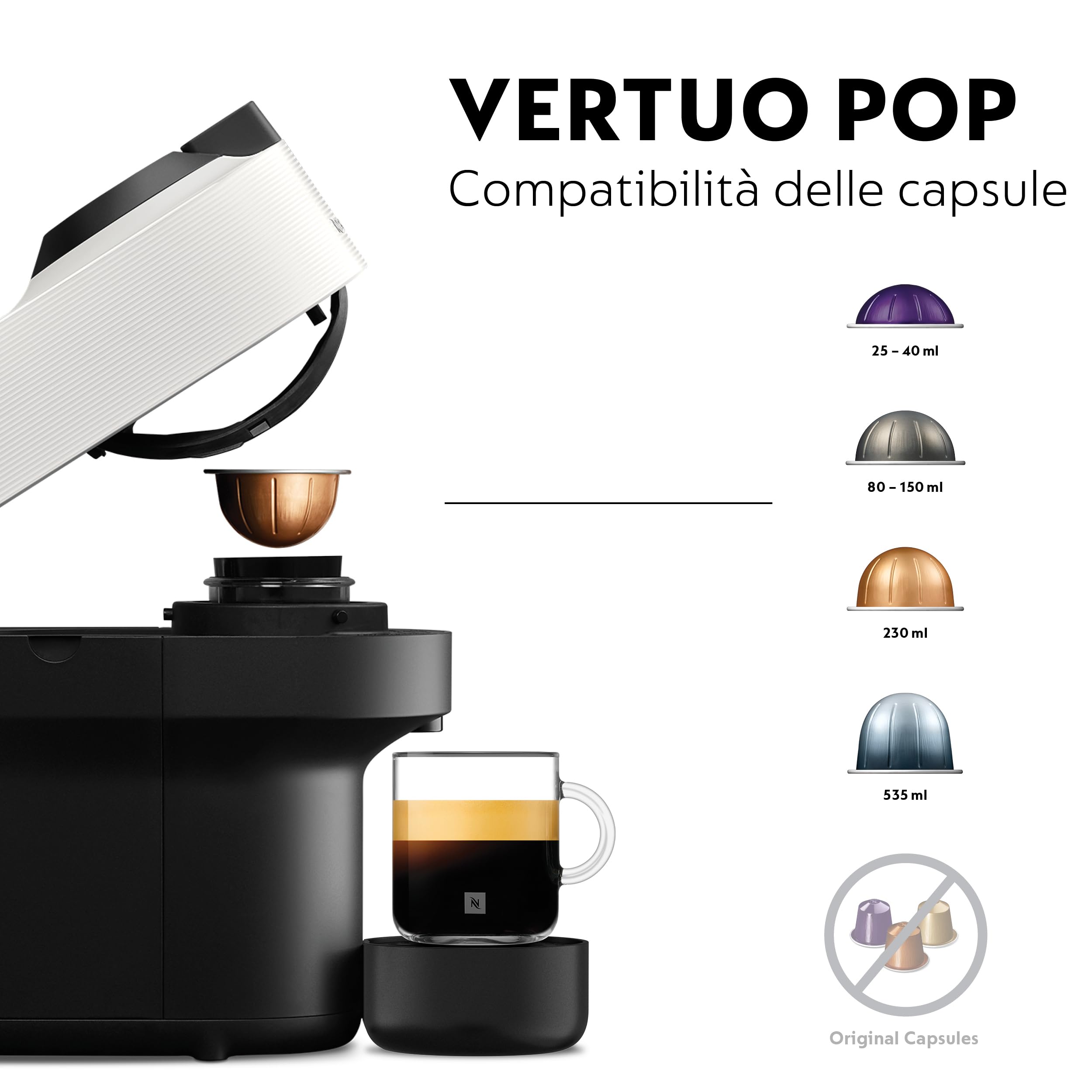 Krups Nespresso Vertuo Pop XN9201 - Kaffeemaschine