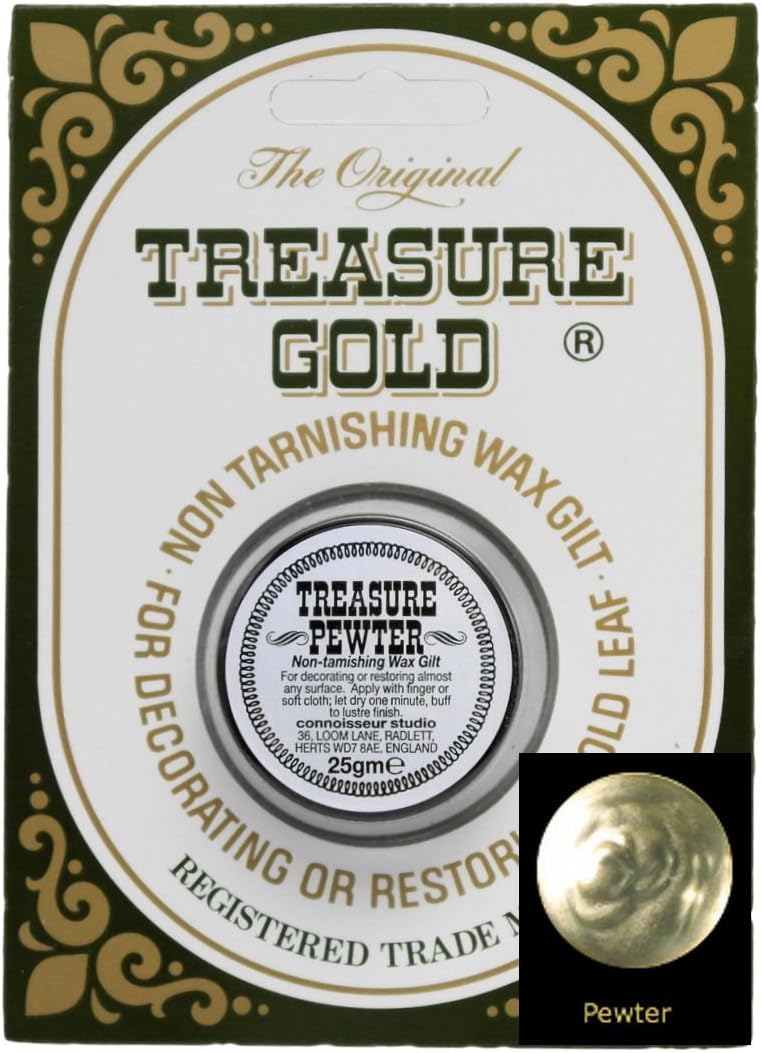 Treasure Gold Metallic Gilding Wax 25g - Pewter
