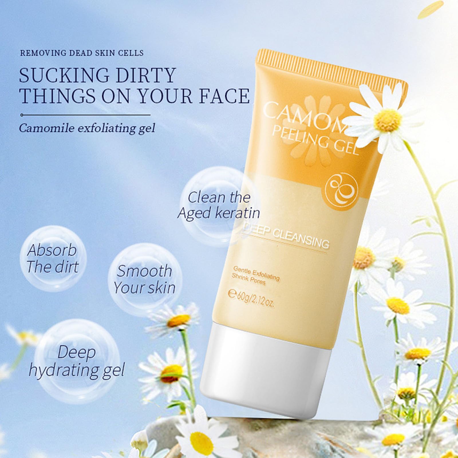 Amazon.com: Chamomile Exfoliating Gel Deep Cleansing Pores Shrink