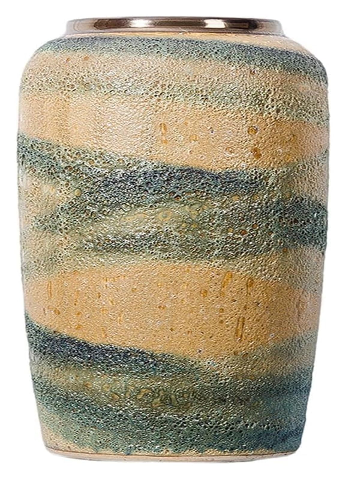 Vase Desktop Simple Ceramic Stoneware Handicraft Ornaments(W17 X H35cm)