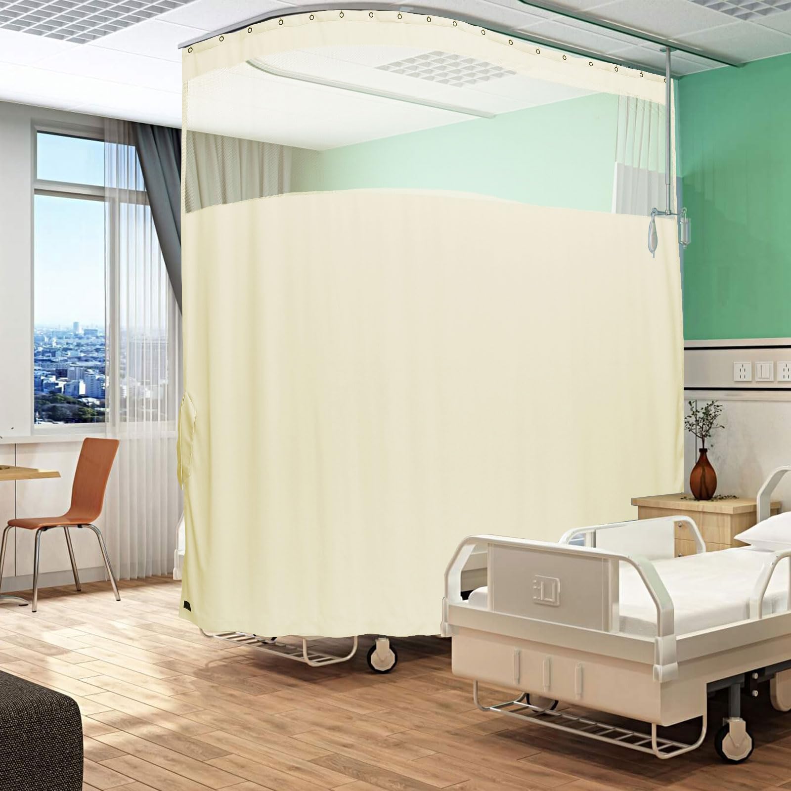 Medical Privacy Screen - Lakeblue 15x8ft -9