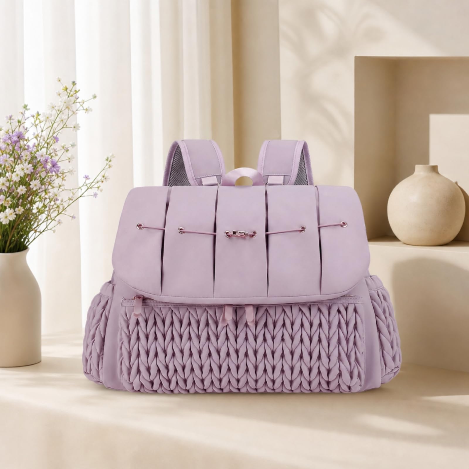 Baoblaze Mochila Pañalera Estructurada Bolso Pañales con Cambiador Cómoda para, Paseos Diarios, Viajes, Gris, Gris