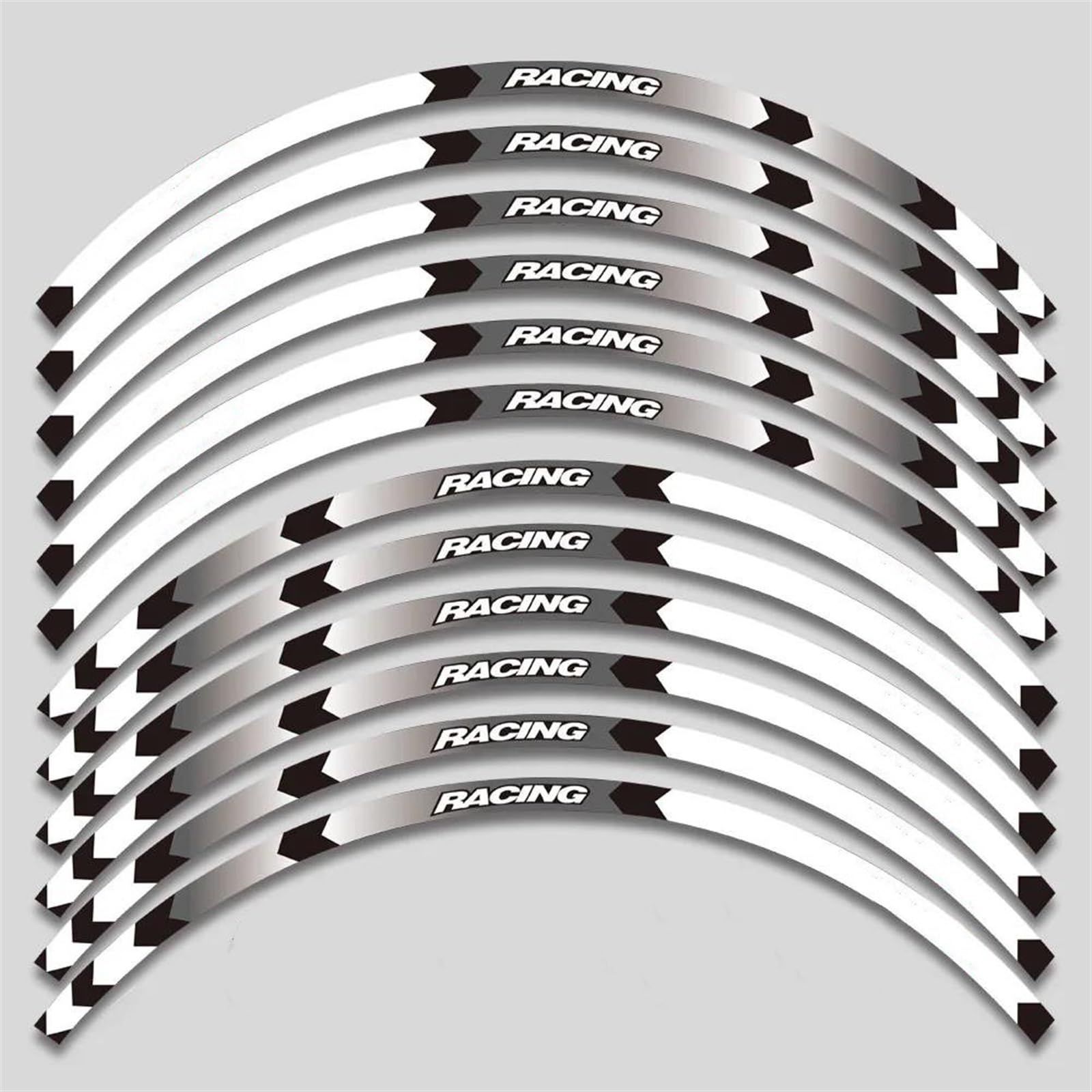 Stickers Motorcycle Reflective Rim Edge Stripes Wheel Stickers for NC750 NC750S NC750X NC 750 XS 750X 750S(Style 4)