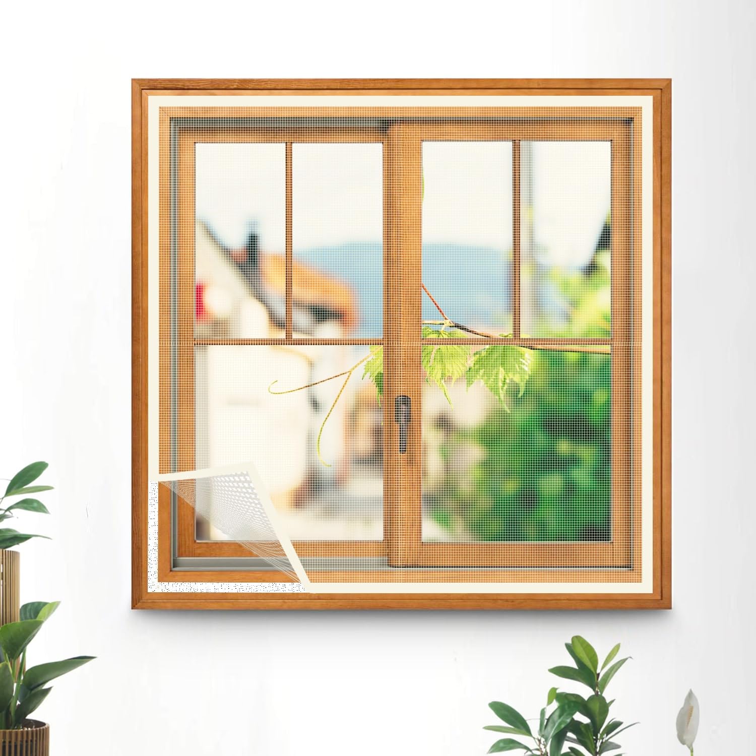 Upgraded & PRE Stitched - Wild Accessories Window Mosquito Net (Size-50x70cms/20x28 Inches/1.64x2.30 Feet, Color-Beige) 120 GSM Fiberglass Insect Net Pre-Stitched to Net - Ready to use Net (B0CZS62GHN) Amazon Price History, Amazon Price Tracker