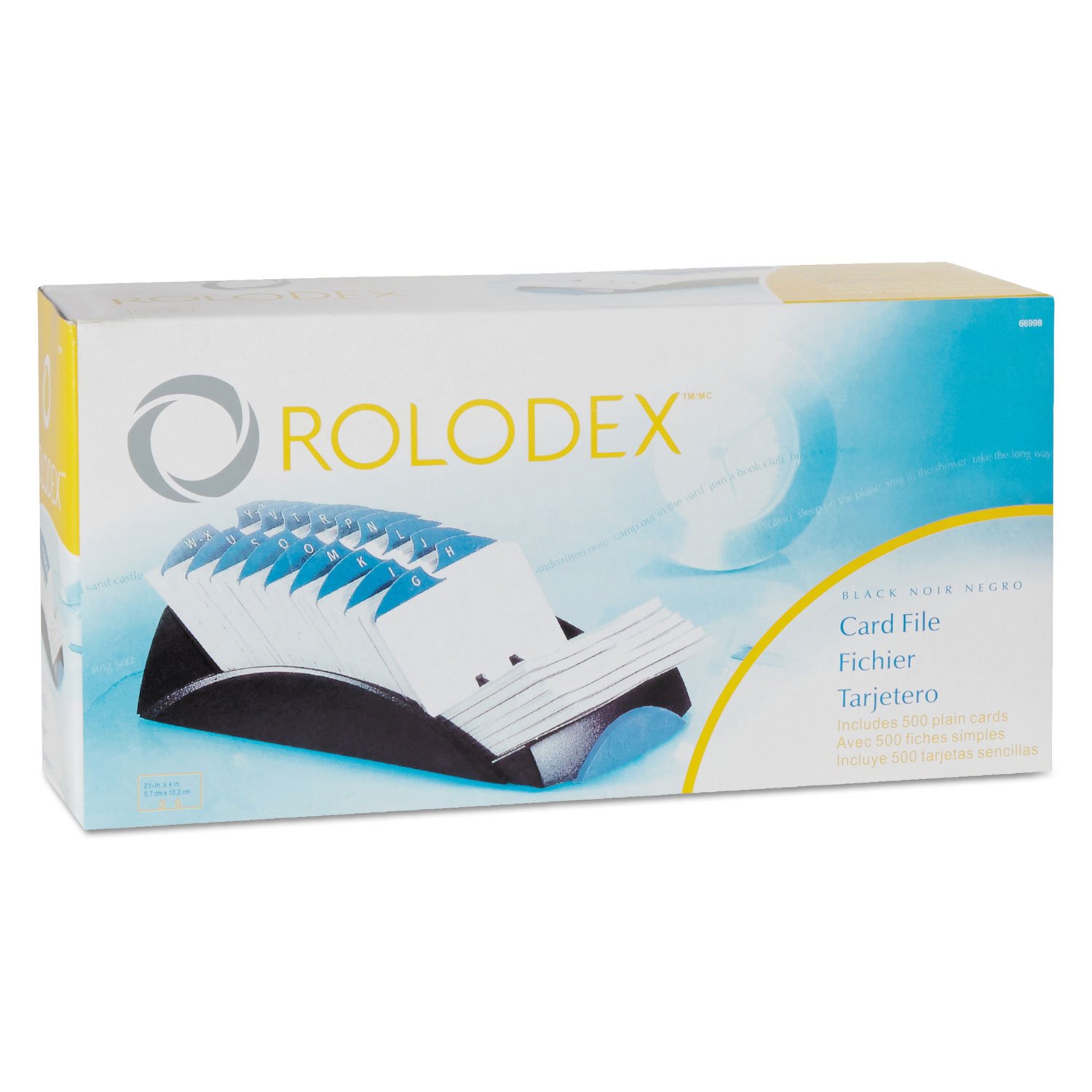 Amazon.com : Rolodex VIP Open Card File with 500 2 1/4 x 4 Inch