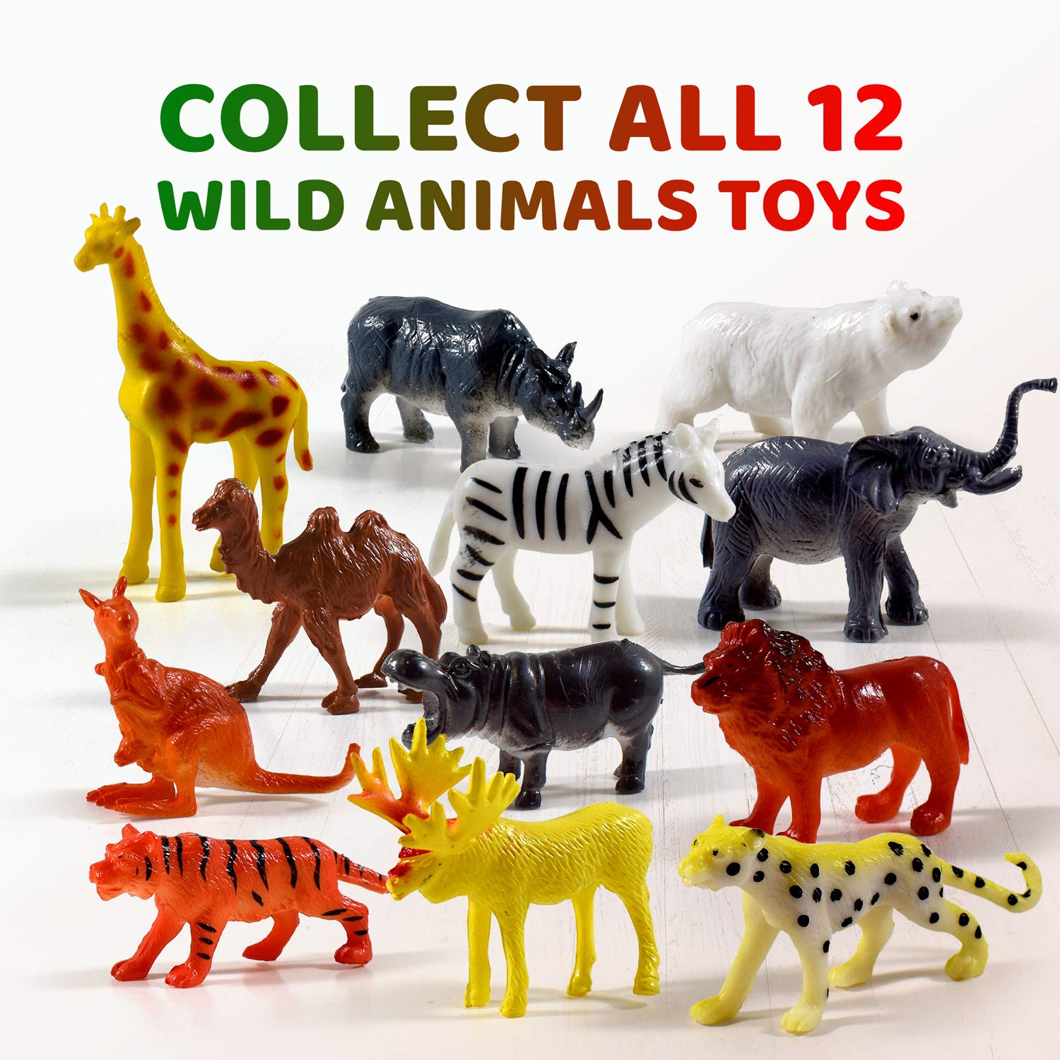 3 Handmade Bath Bombs for Kids with Wild Animals Toys Inside for Boys and Girls – Big Size Toys Natural and Safe Bath Fizzies - Great Gift Set for Boys and Girls