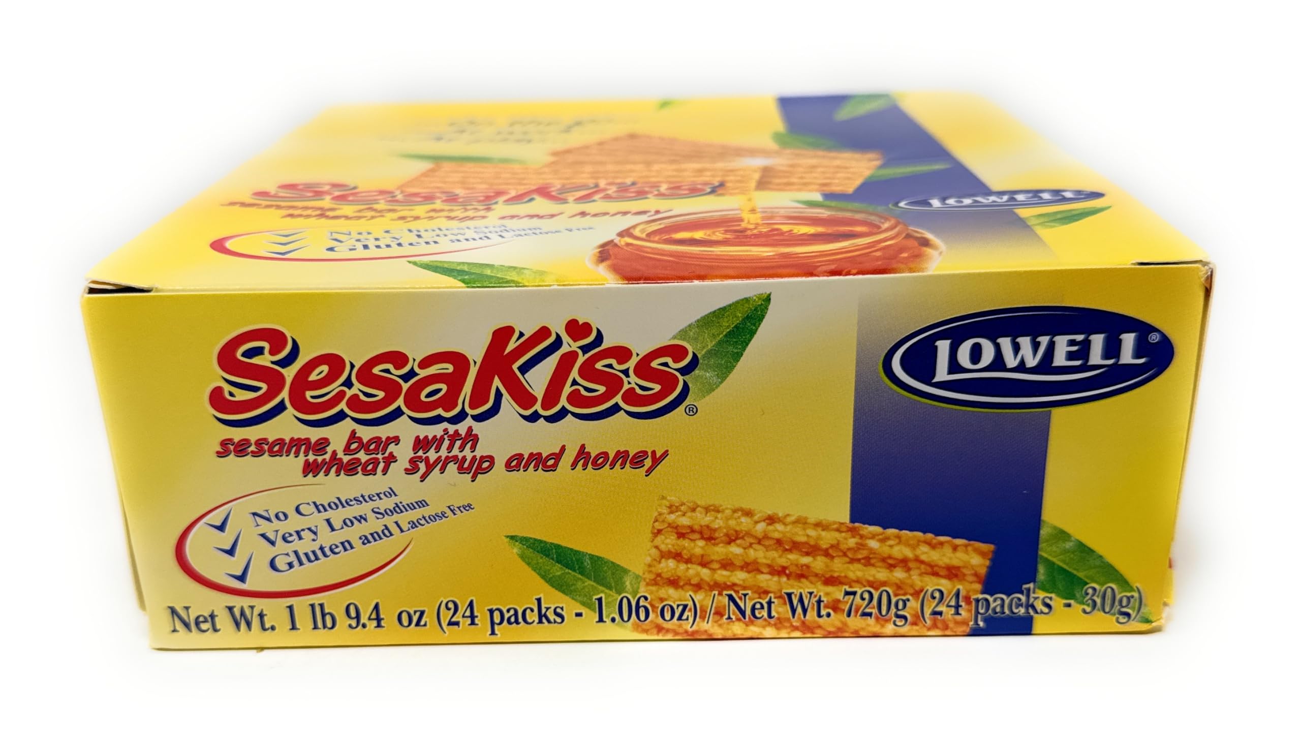 SESAKISS SESAME BAR HONEY 24x30g. Product of Poland.