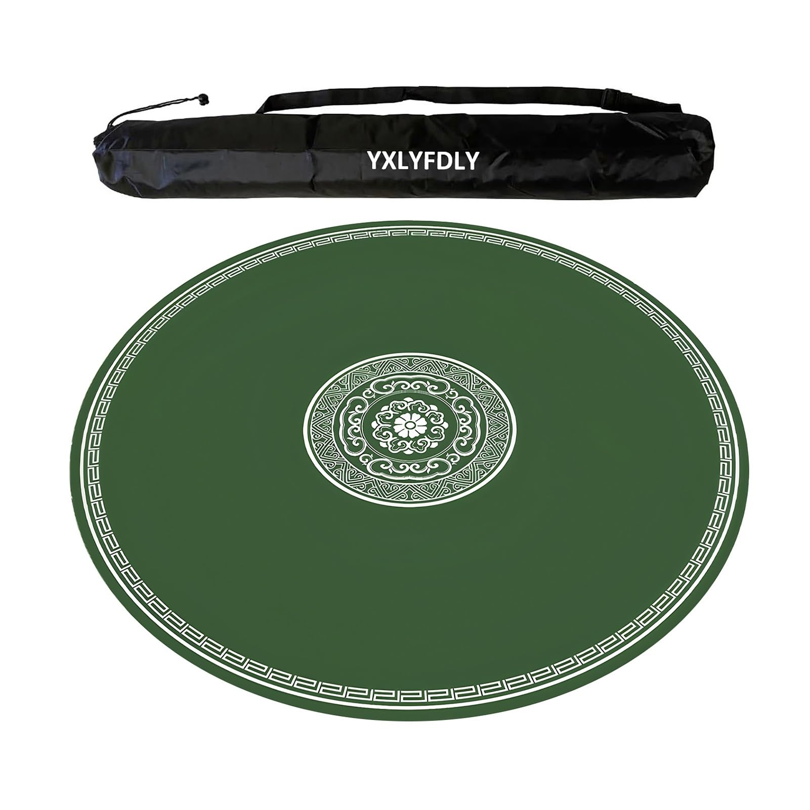 Pogrubiona i antypoślizgowa z gumowym podkładem Duża mata do zabawy gier Mahjong, poker, karcianych, planszowych kafelkowych(75cm/29.52in)