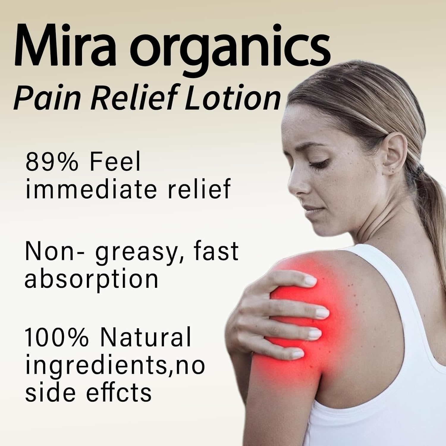 Mira Relief & Repair Lotion, Use natural plant ingredients, Daily nourishment for health. (Mira lotion - 1 Bottle) (mira organics cream - Image 4