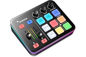 MAONO XLR USB Audio Interface, Gaming Audio Mixer, Podcasting Interface, Live Streaming...