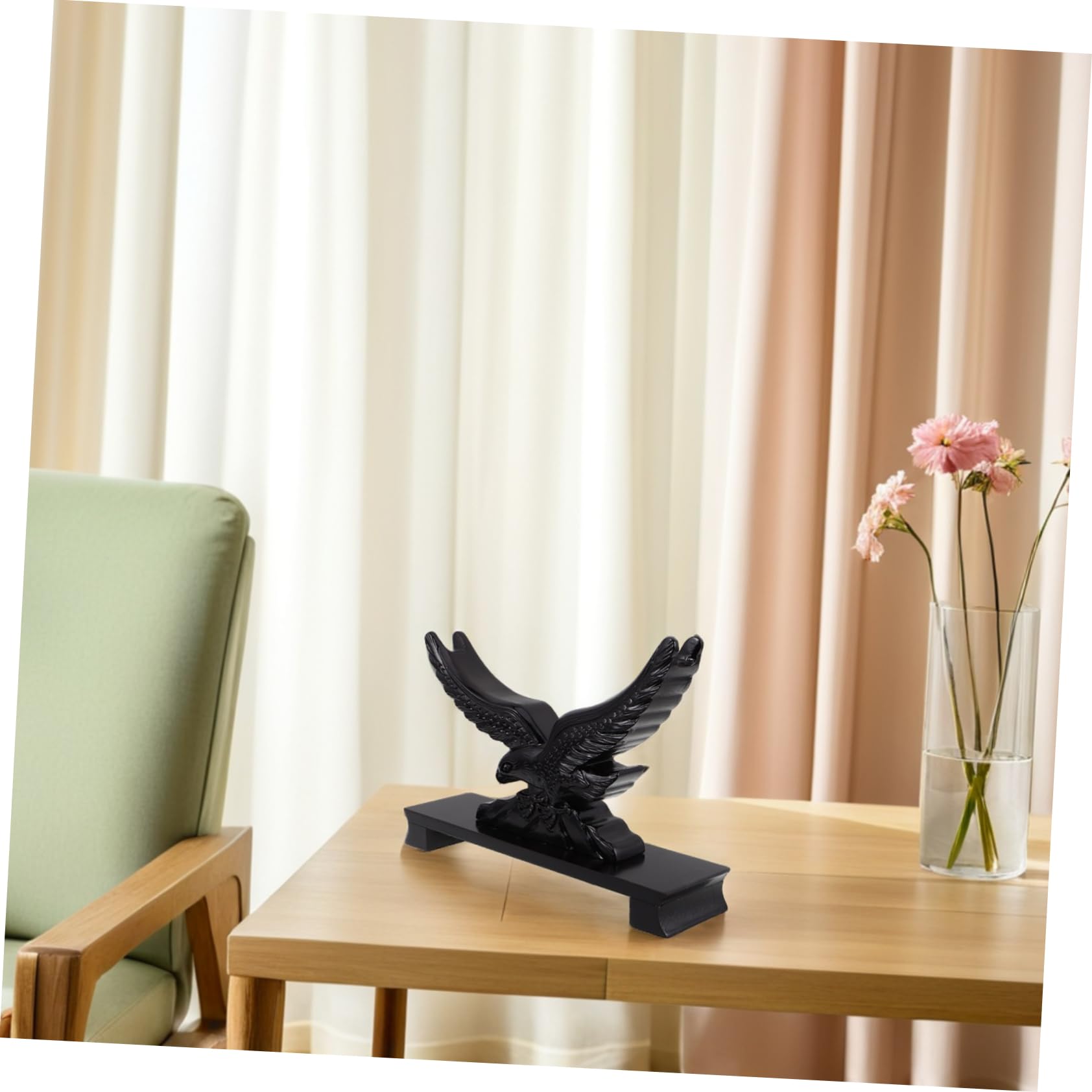 Mikikit Estante De Espadas Soporte Para Espada De Resina Forma De Águila Para Decoración De Colección Salón o Estudio