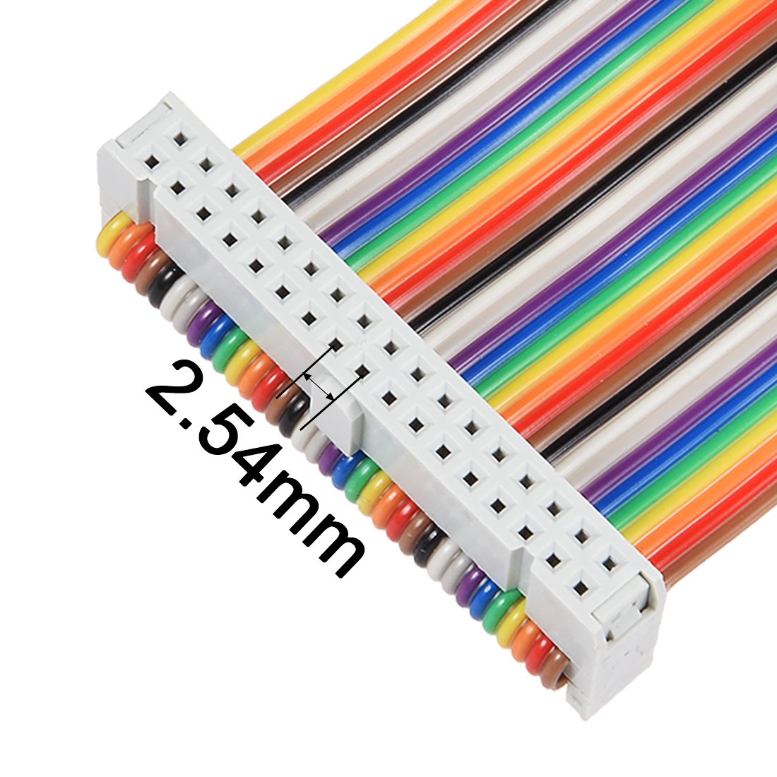 Type-C Ribbon Cable Uxcell 64-Pin Rainbow Ribbon Cable - Type C ...