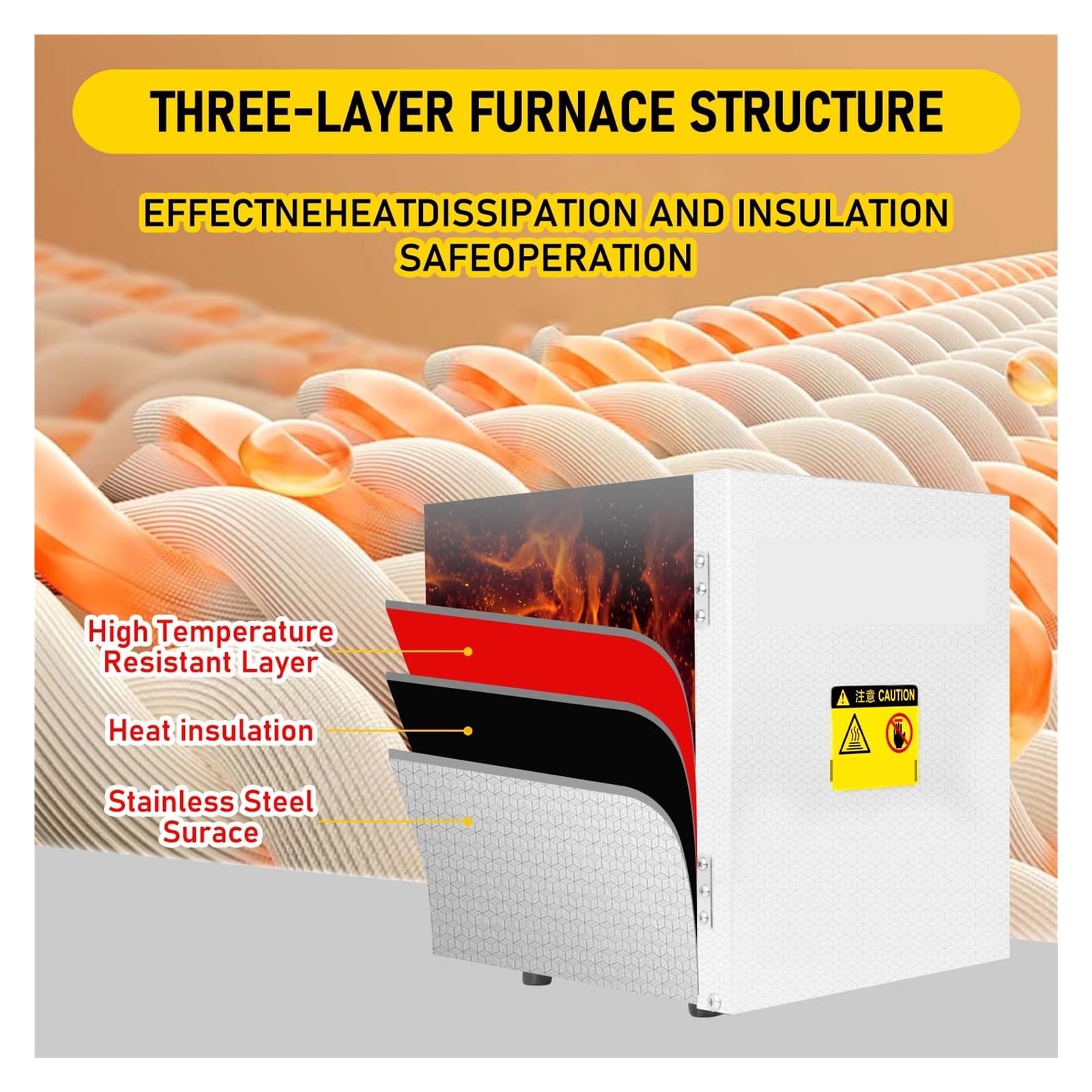 Professioneller 1200 °C Burnout-Ofen Gipsofen W Digitalanzeige Sektionale Temperaturregelung For Nass-Trocken-Gipsform Sicher Und Stabil
