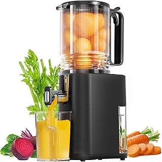 Cold Press Juicer, 5.5inch Wide Feed Chute Juicer Machine, Slow Masticat...
