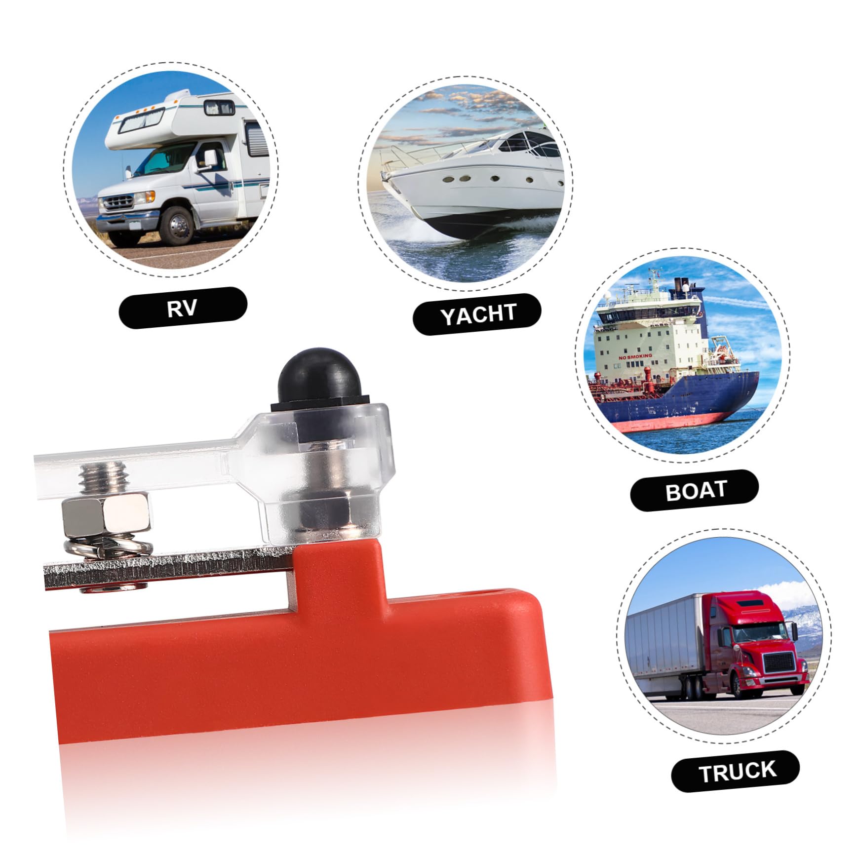 Gatuida 10sätze Bus Bar Verteilblock Wege Terminal Block Für Boot Auto Wohnmobil Stabile Stromverteilung Einfache Installation Robustes Design Einsetzbar Für Verschiedene Anwendungen
