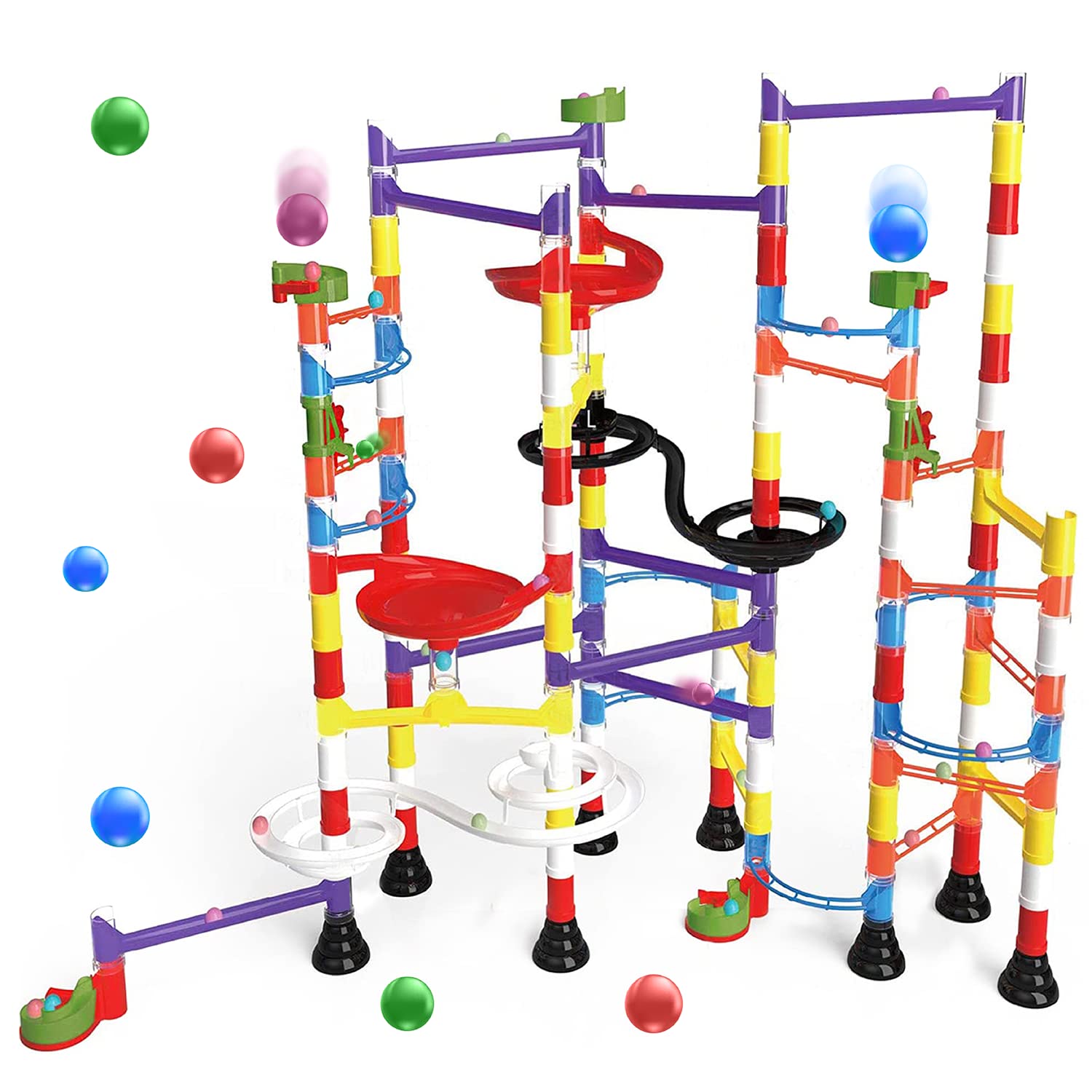 Buy 230PC Huge Marble Run for Kids Ages 48 Marble Track Toys