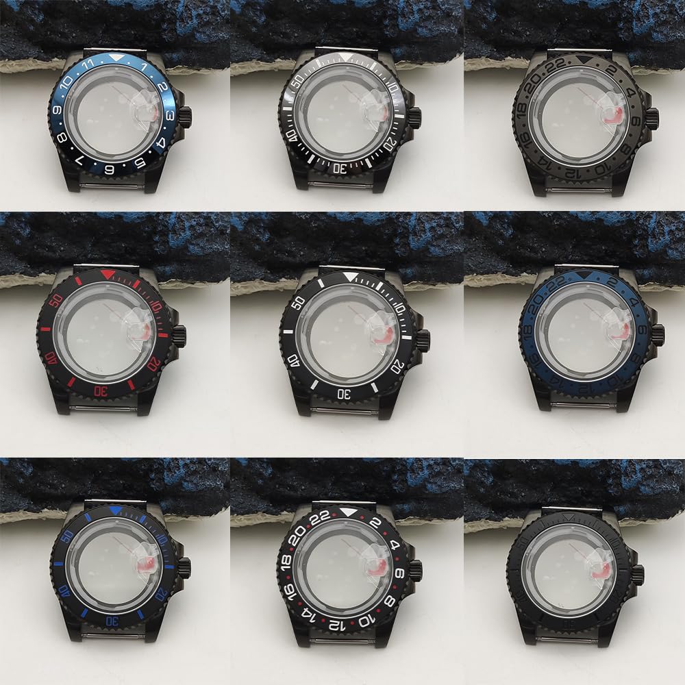 40mm Nurkowa Koperta Zegarka Zestaw Modyfikacji, dla Mechanizm NH35 NH36 28,5mm Tarcza, Zamiennik Wodoodporna Koperta Zegarka dla Rolex