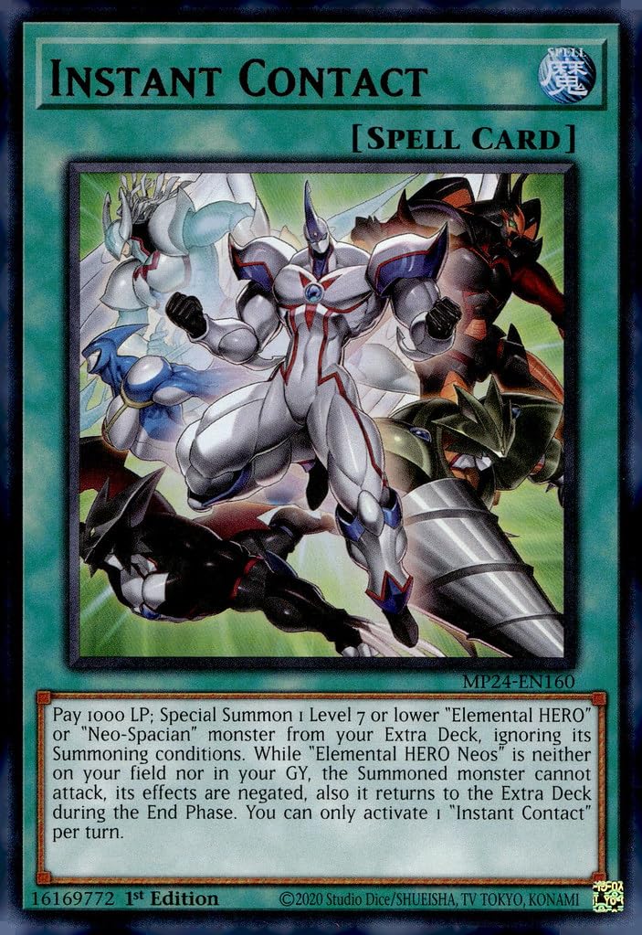 Instant Contact - MP24-EN160 - Ultra Rare - 1st Edition