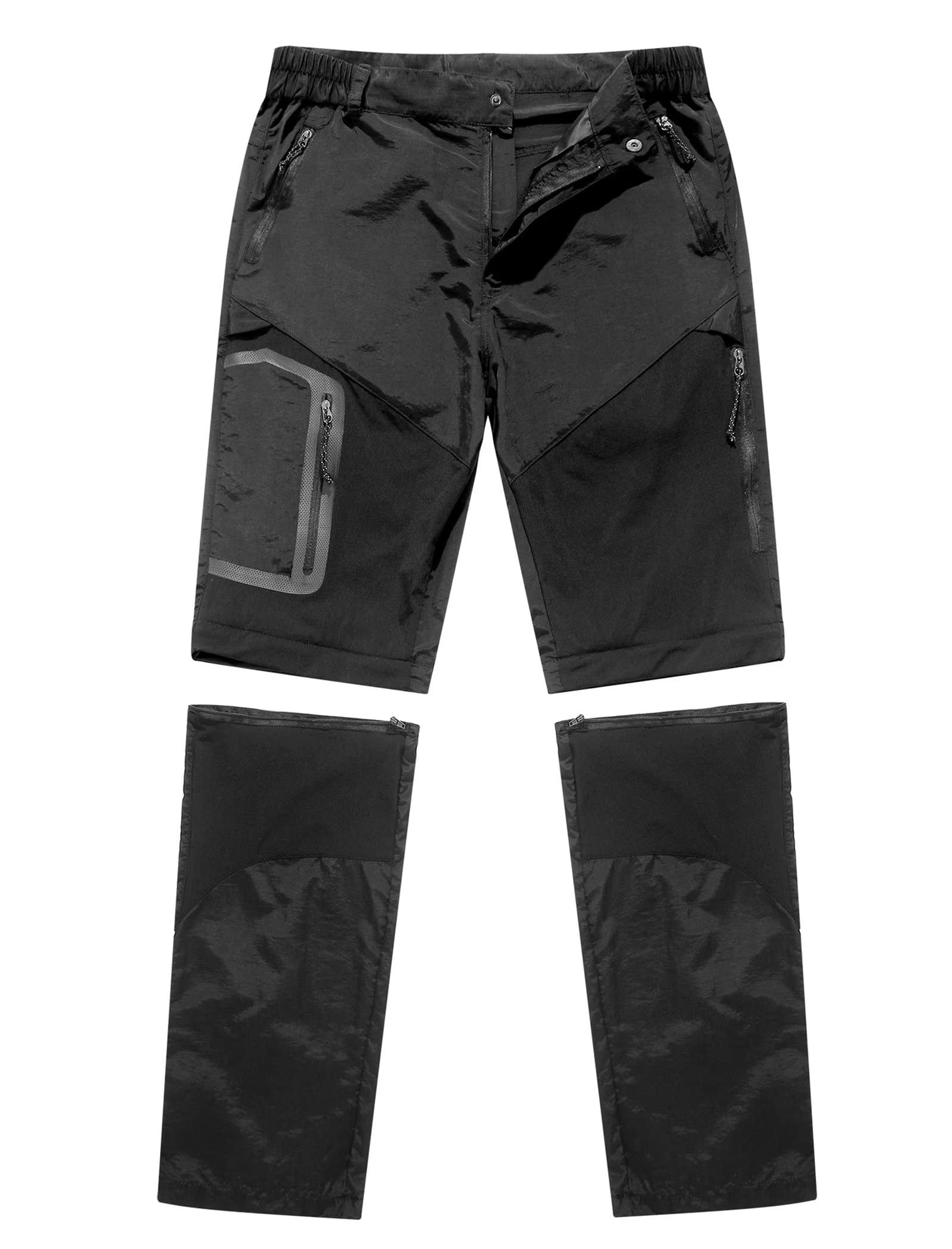 Pantalón Deportivo para Senderismo, Funcional, Trekking, Outdoor,Transpirable, de Secado rápido, Impermeables Pantalones Cortos