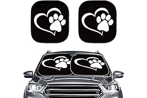 fetchrich Car Windshield Sunshade - Dog Paw Print Sun Protector