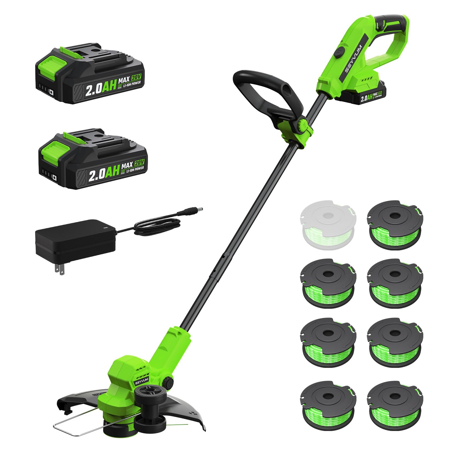 eko　1207 Amazon.com : SEYVUM String Trimmer, 20V 12-inch Cordless