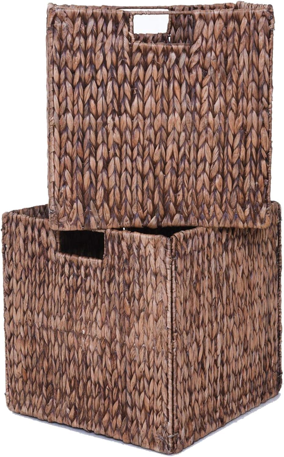 Panier Wasserhyazinthe New Asia marron haut de gamme VIVANNO