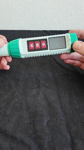 RUIZHI 5-in-1 multifunctionele watertester, PH/TDS/EC/zoutgehalte/ temperatuurmeter met lcd-display, siliconen toetsen en spraakfunctie voor drinkwater, zwembad, aquaria, hydrocultuur en