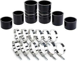 7.3 Silicone Hose Boots Kit for Ford Late 1999-2003 F250 F350 F450 Superduty 7.3L Engines with Clamps