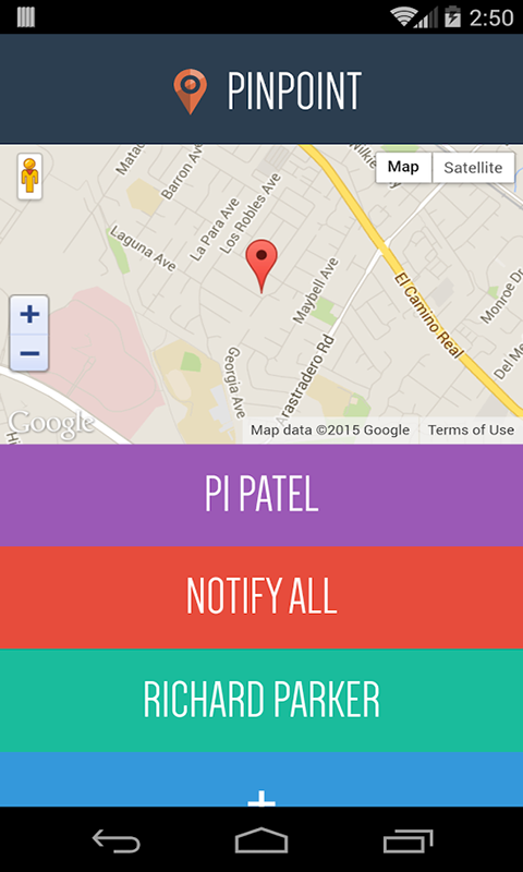 Pinpoint: Single Tap Location Sharing - App on Amazon Appstore