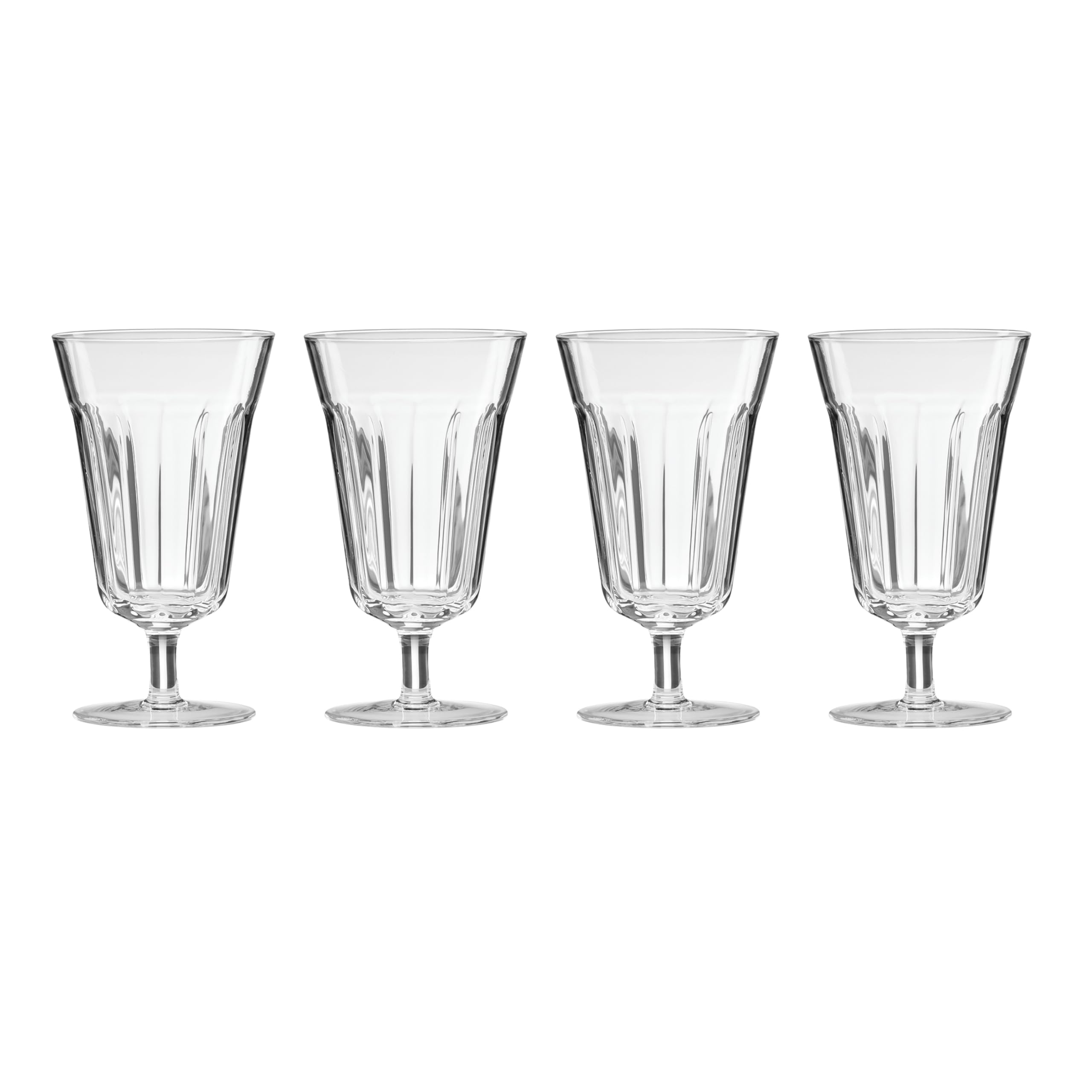Lenox 894588 French Perle Tall Stem Glass, Set of 4, 13 oz, 6.5" H x 3.5" D