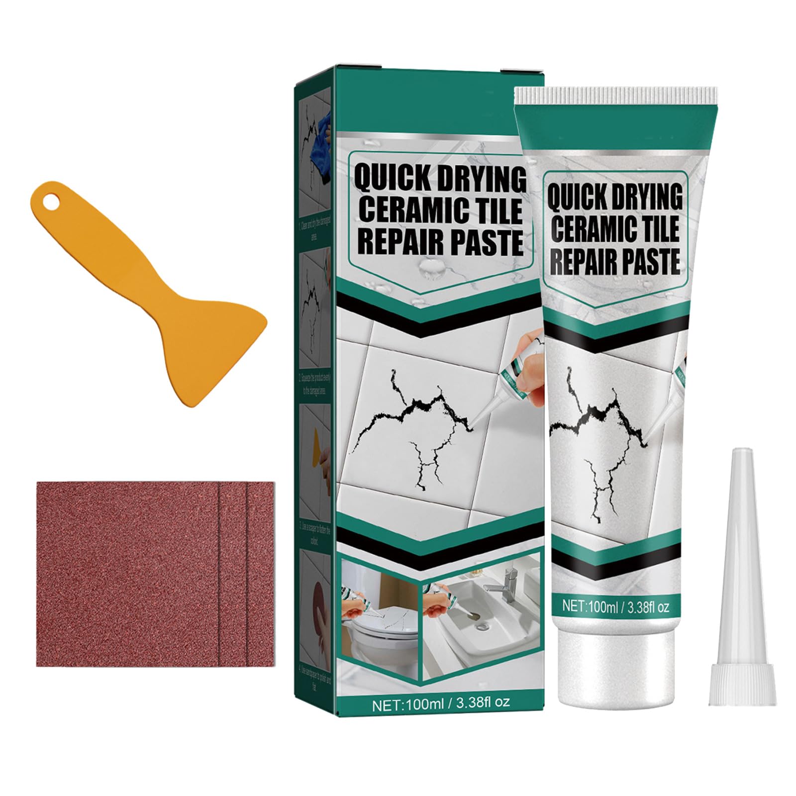 Hzbb Multicolor Multipurpose Efficient Waterproof Ceramics Repair Pastes For Quick Cracks Fixes In Bathrooms And Kitchen Supplies Waterproof Sealant