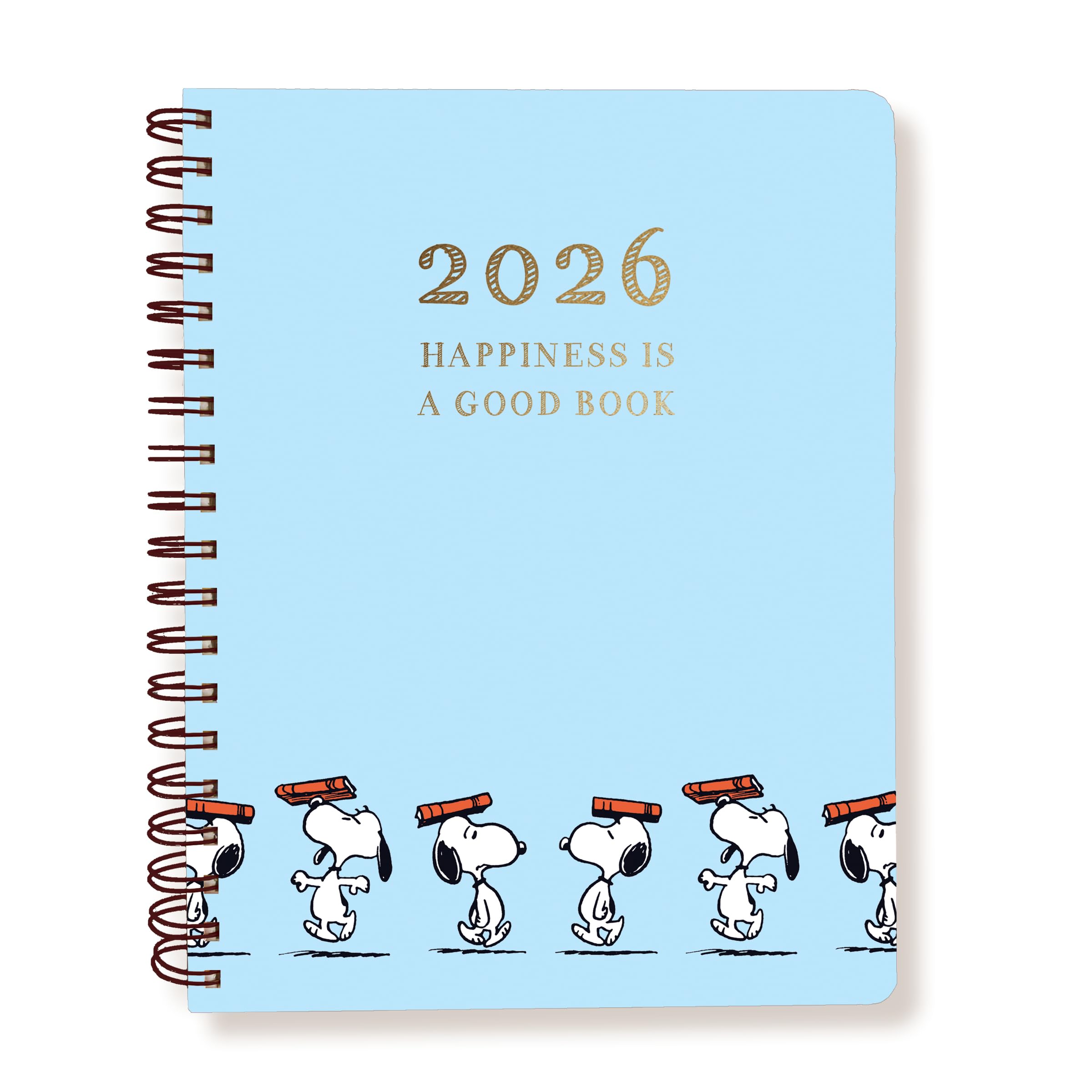 Graphique 2026 Spiral Vegan Leather Planner | 18 Month Organizer July 2025 - Dec. 2026 | Weekly & Monthly Spreads | To-Do & Note List | Reminder