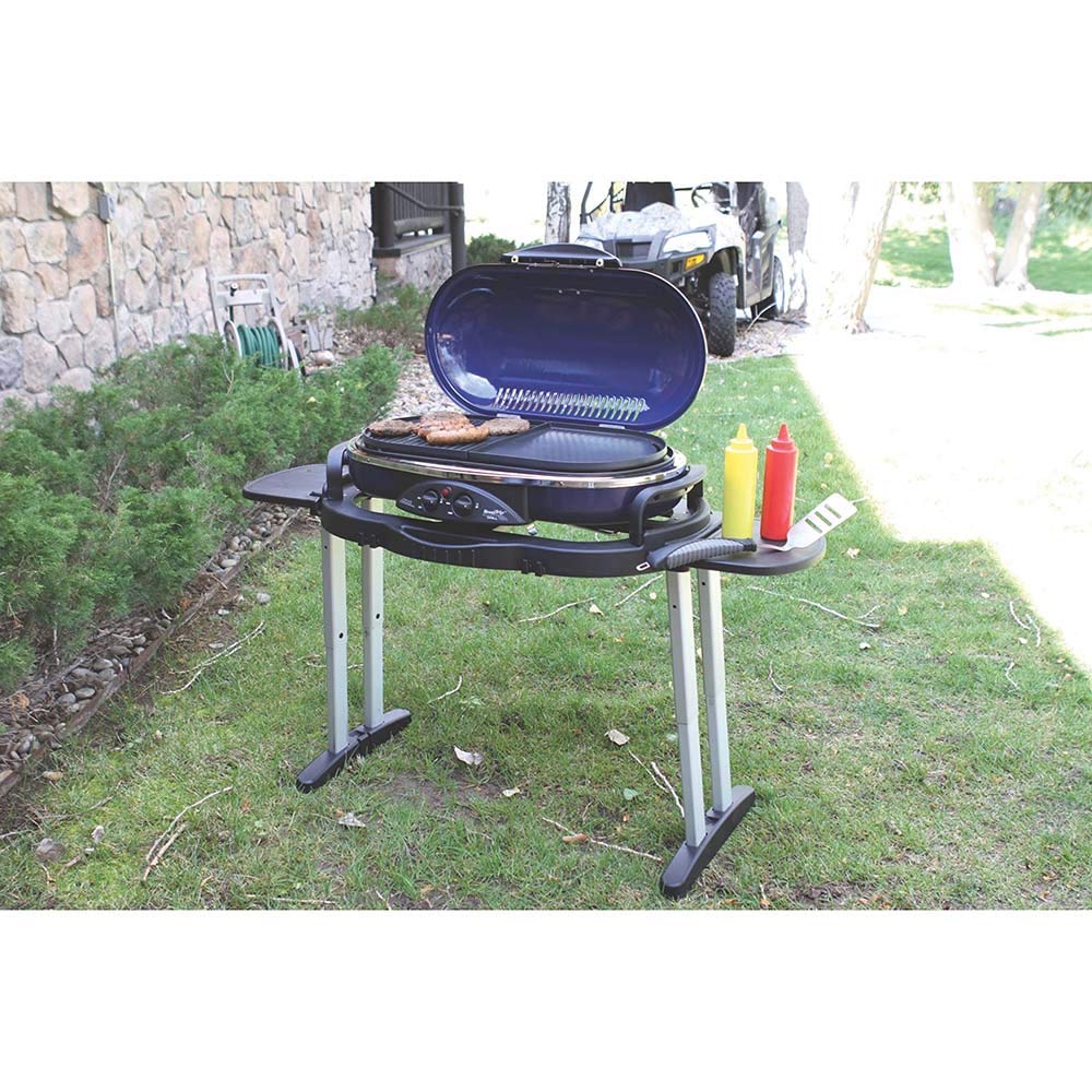 Uniflasy Piastra di cottura a mezza griglia in ghisa per Coleman RoadTrip Swaptop Grills LX LXE LXX, antiaderente, accessori per barbecue, 1 confezione