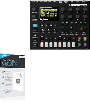 BoxWave Screen Protector Compatible with Elektron Digitone - ClearTouch Crystal 2-Pack, HD Film Skin - Shields from Scratches