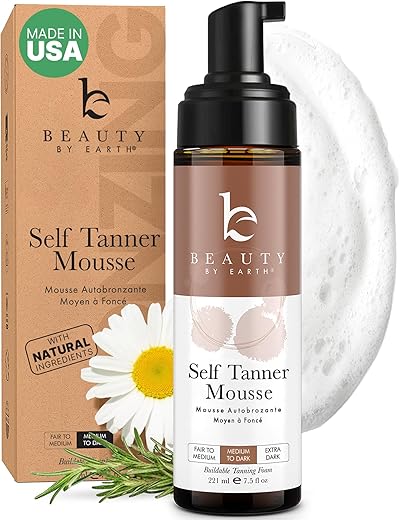 Beauty by Earth Self Tanner Mousse