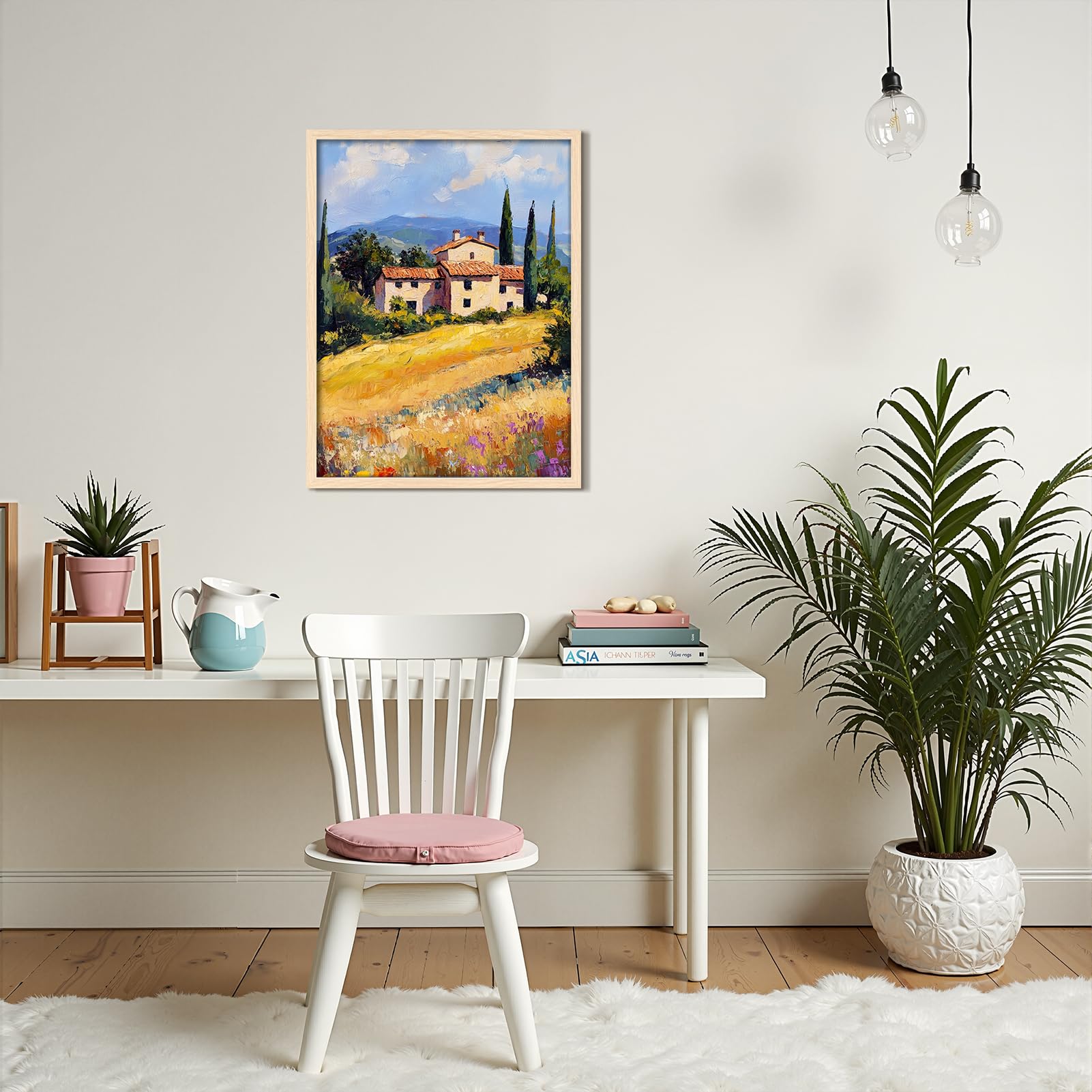 Ditwis 30x40 cm Picture Frame Wood Colour, 16x12 inch Poster Frame for Horizontal or Vertical Wall Display in Living Room - Image 3