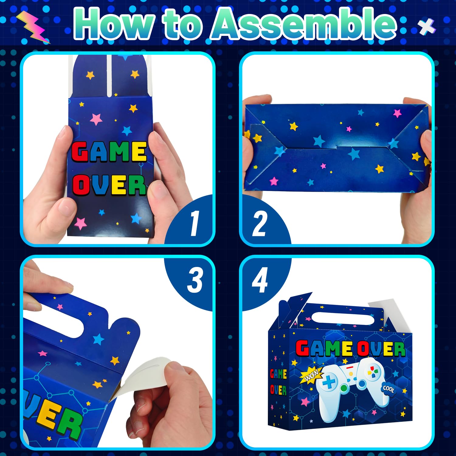 ULGIX Lot de 12 sacs cadeaux de fête La Belle et la Bête pour fête d'anniversaire Princesse