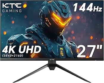 Amazon.com: KTC 27 inch 4K 144Hz Gaming Monitor, UHD 3840 x 2160